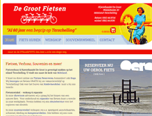 Tablet Screenshot of degrootfietsen.nl